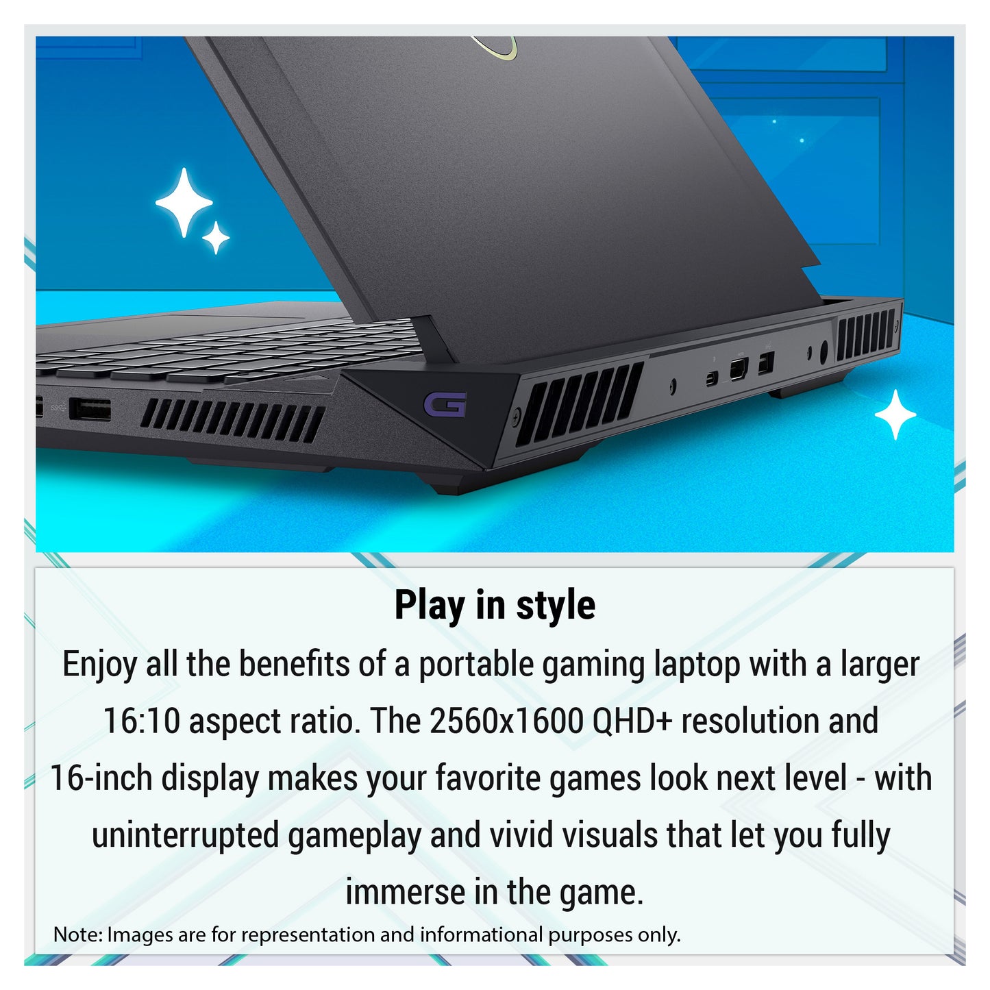 Dell G16 7630 Gaming Laptop, i9-13900HX, 16" QHD, RTX 4070, W11 Pro (Used-Like New)