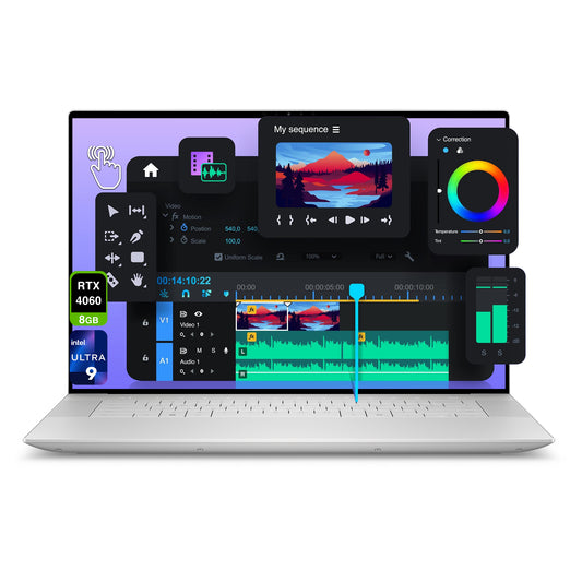 Dell XPS 16 Laptop, Ultra 9-185H, 16.3" UHD+ (3840x2400) OLED Touchscreen, RTX 4060, W11 Pro (Used-Like New)