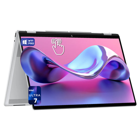 HP OmniBook 7 Flip Copilot+ AI Laptop, Ultra 7-258V, 16" 3K (2880x1800) OLED Touchscreen, W11Pro (Used-Like New)