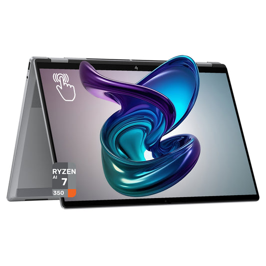 HP OmniBook X Flip 2-in-1 Copilot+ Laptop, Ryzen AI 7-350, 16" 2K (1920x1200) Touchscreen W11 Home (Used-Like New)