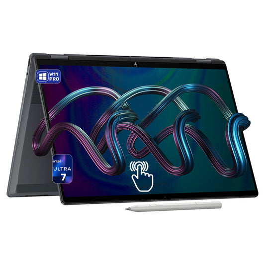 HP OmniBook X Flip Next Gen AI 16 Laptop, Intel Ultra 7-256V, 16" 3K (2880x1800) Touchscreen, W11Pro (Used-Like New)