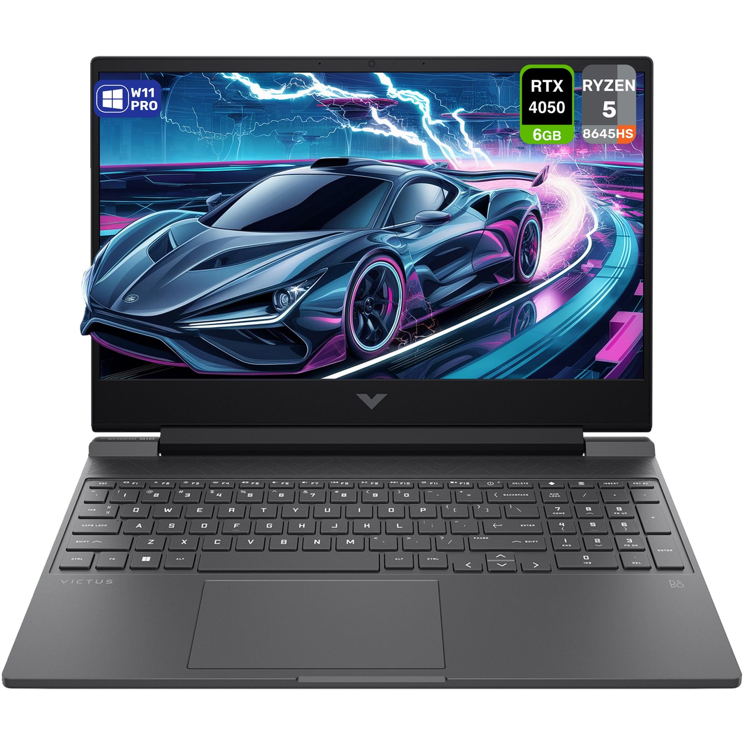 HP Victus Gaming Laptop, Ryzen 5 8645HS, 15,6" FHD (1920 x 1080) 144Hz, RTX4050