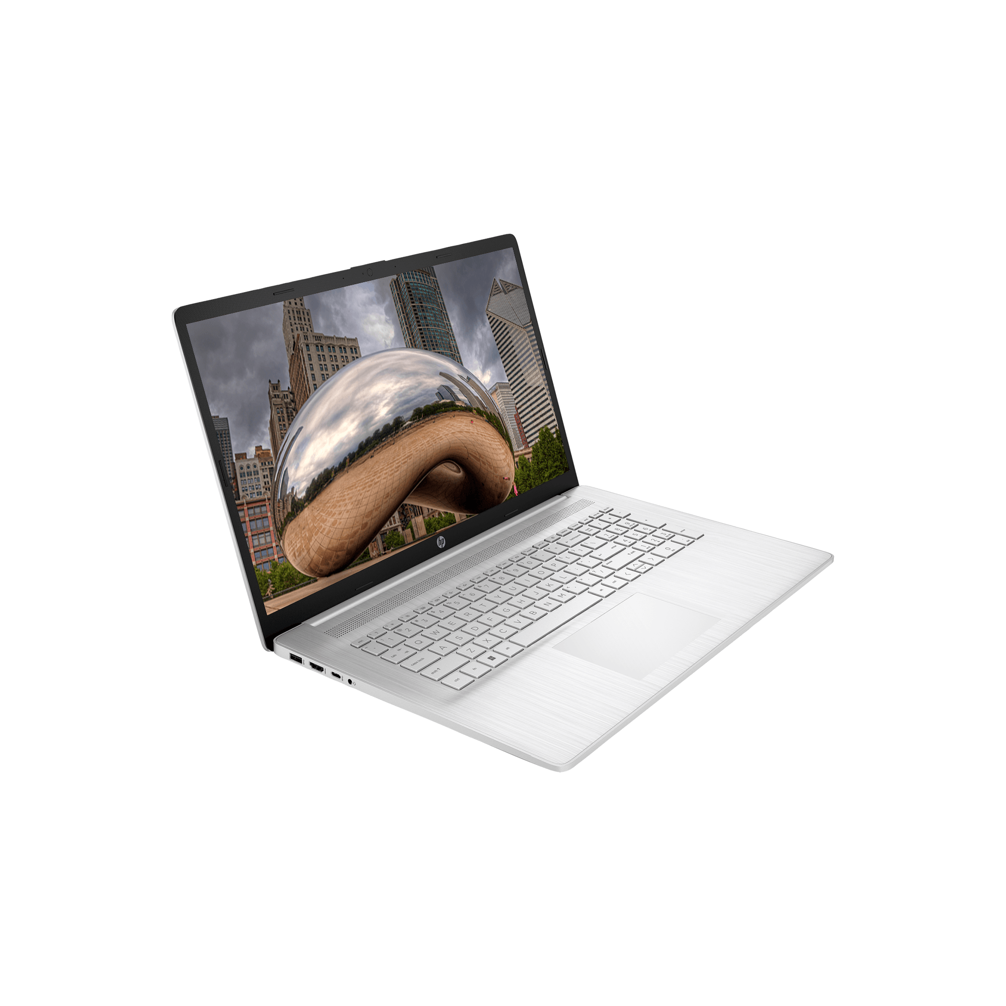 Hp 17t Laptop, Intel Core i7-1165G7, 17.3" HD+ (1600X900) Touch, Windows 11 Home,Silver