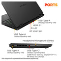 HP OMEN Gaming Laptop, Ryzen 9-8940HX, 16" 2K (1920x1200) 144Hz, RTX 5060  (Used-Like New)