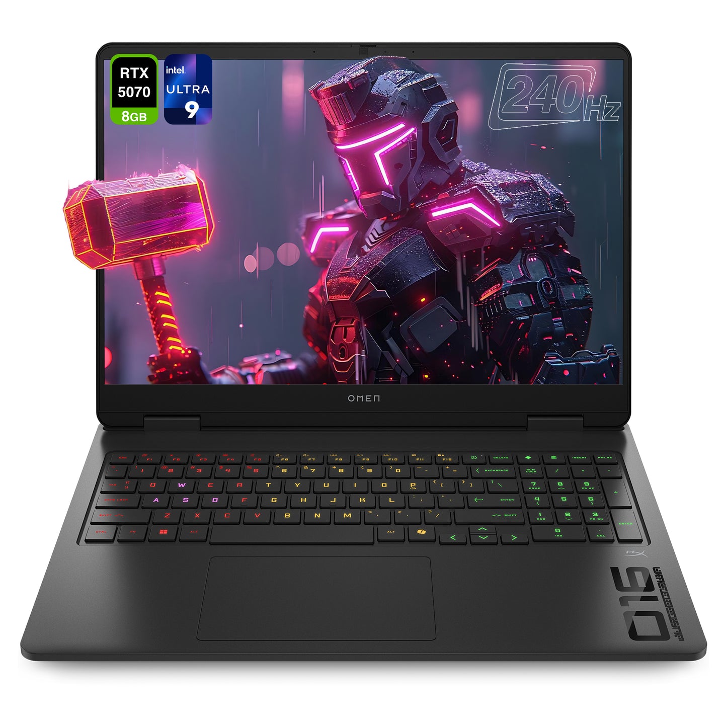 HP OMEN Slim 16 Gaming Laptop,Ultra 9-285H, 16" WQXGA (2560 x 1600) 240Hz, RTX 5070