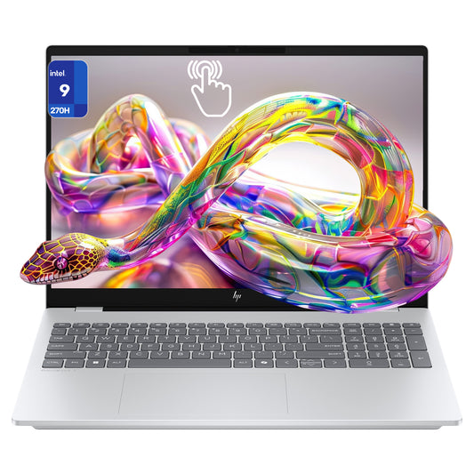 HP OmniBook 7 Laptop, Intel 9-270H, 16" 2K (2048x1280) OLED 120Hz Touchscreen, Gray