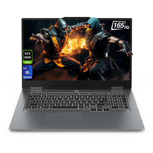 Lenovo LOQ Gaming Laptop, i5-13450HX, 17.3" FHD (1920x1080) 165Hz, RTX5050, Luna Gray