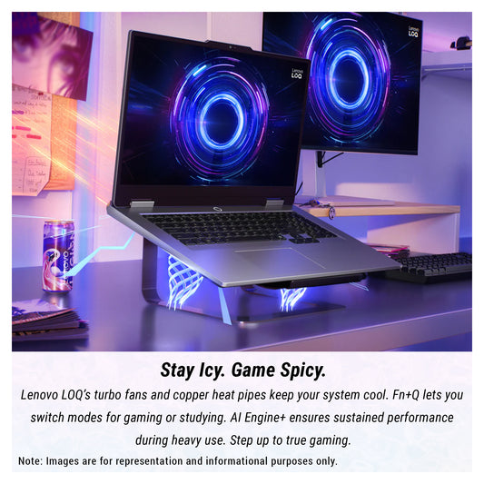 Lenovo LOQ Gaming Laptop, i5-13450HX, 17.3" FHD (1920x1080) 165Hz, RTX5050, Luna Gray