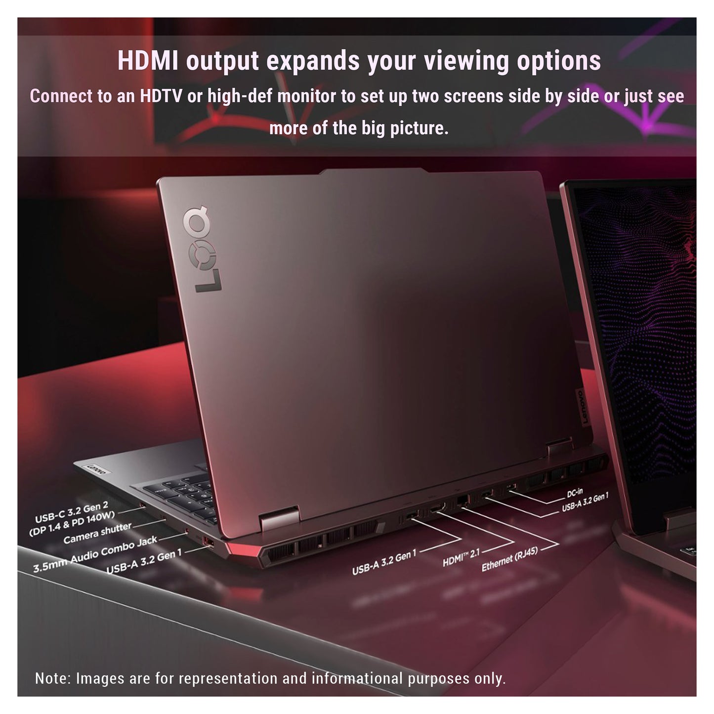Lenovo LOQ Gaming Laptop, Ryzen 5-7235HS, 15.6" FHD (1920x1800), RTX4050
