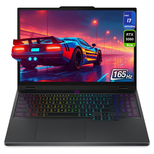 Lenovo Legion 5i AI-Powered Gaming Laptop, i7-14700HX, 15.1" WQXGA (2560x1660), RTX 5060, 24-Zone RGB Backlit