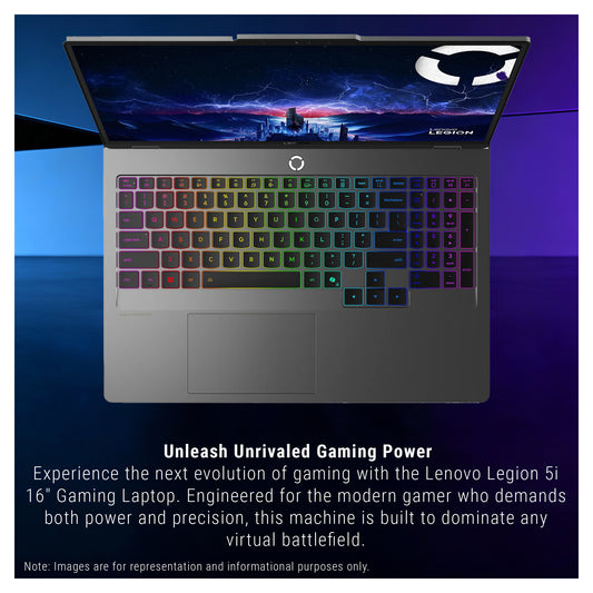 Lenovo Legion 5i Gaming Laptop, Ultra 9-275HX, 16" WQXGA (2560x1600), RTX 5060