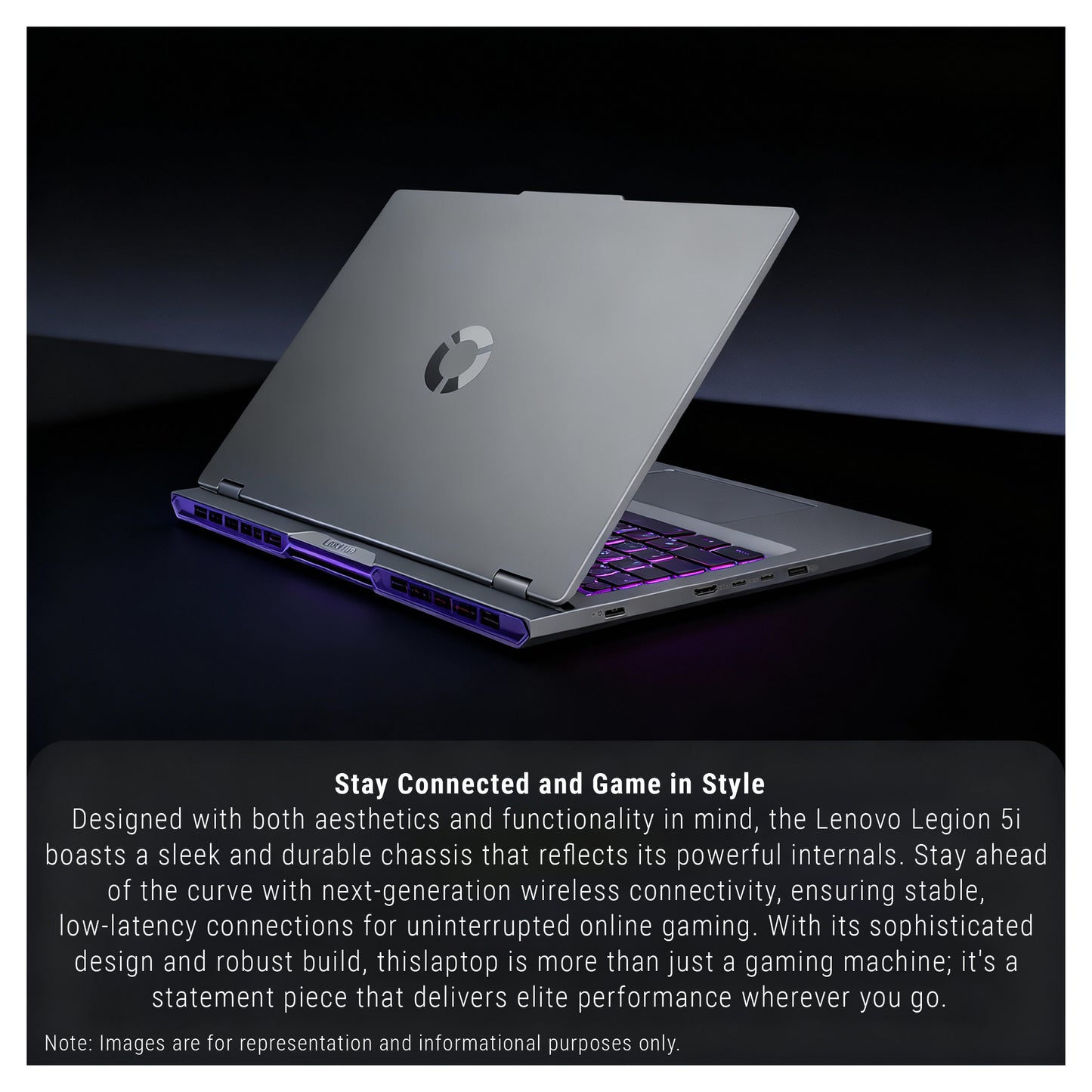 Lenovo Legion 5i Gaming Laptop, Ultra 9-275HX, 16" WQXGA (2560x1600), RTX 5060