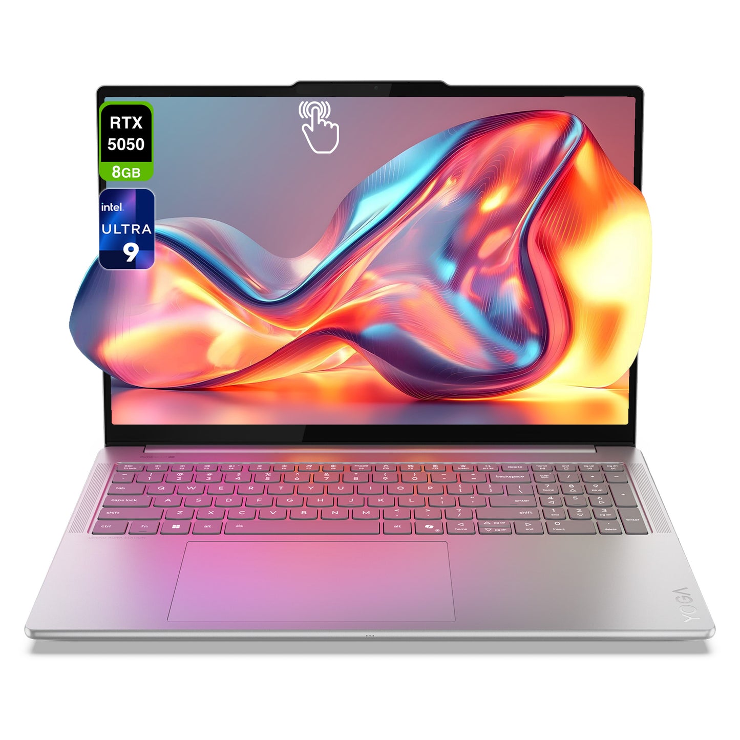 Lenovo Yoga Pro 9i Laptop, Ultra 9-285H, 16" 2.8K (2880x1800) OLED Touchscreen, RTX 5050