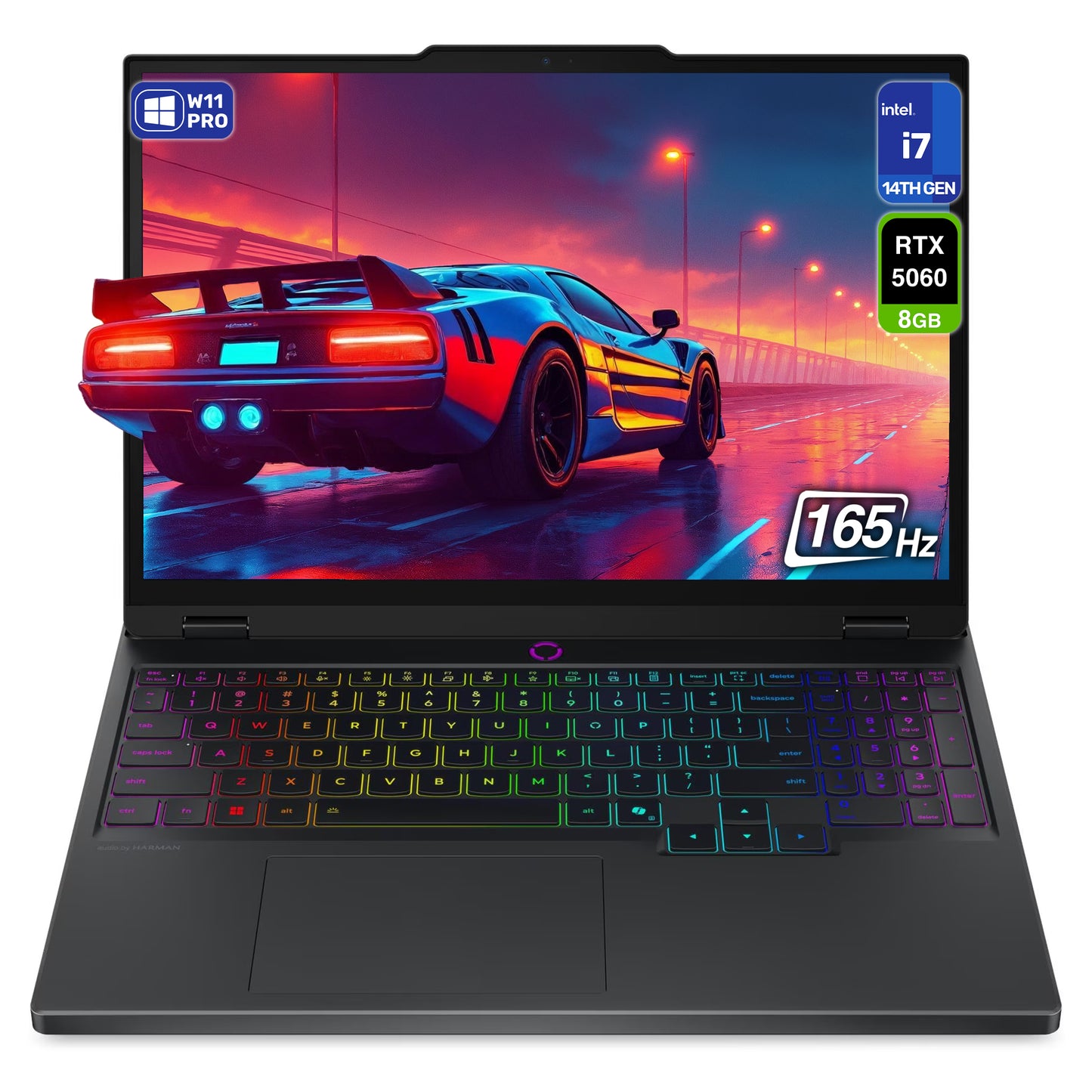 Lenovo Legion 5i AI-Powered Gaming Laptop, i7-14700HX, 15.1" WQXGA (2560x1660), RTX 5060, 24-Zone RGB Backlit