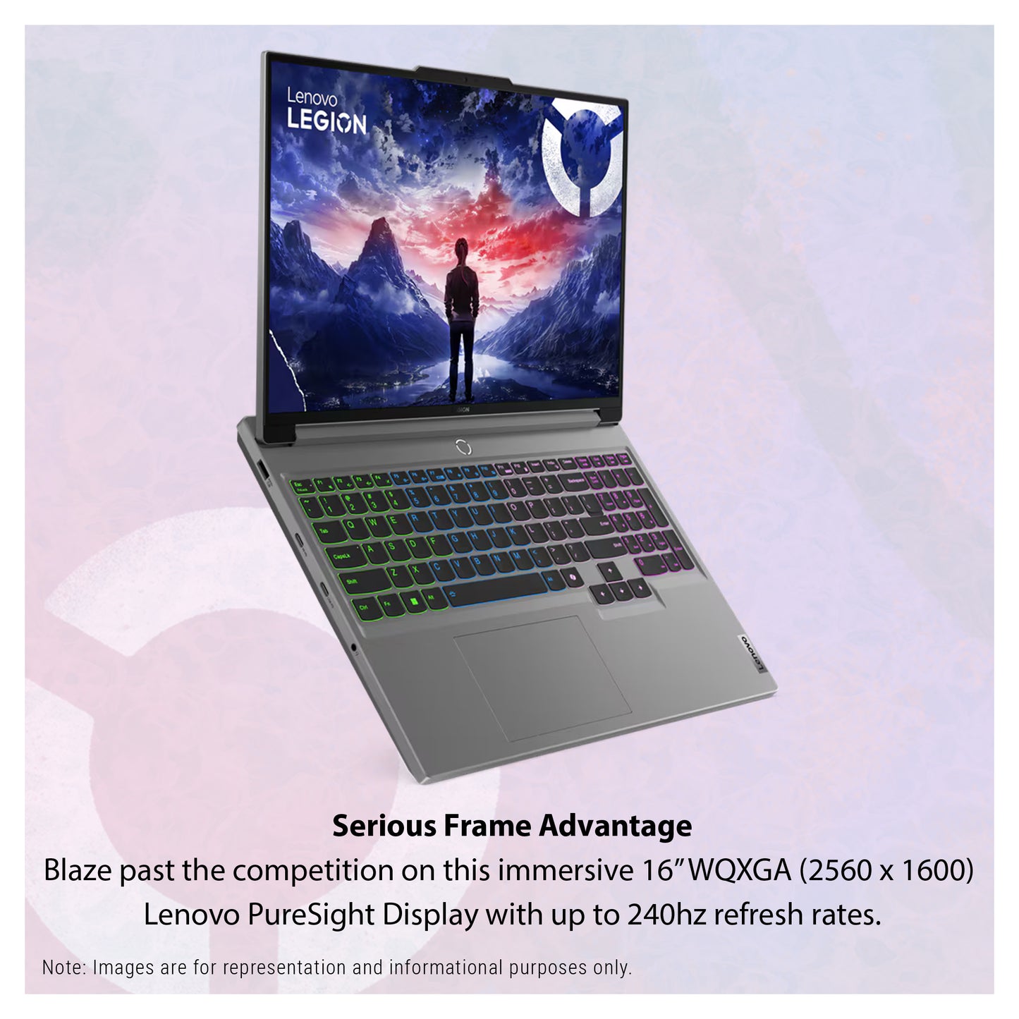 Lenovo Legion 5 Gaming Laptop, i9-14900HX, 16" QHD+, RTX4060, W11 Home