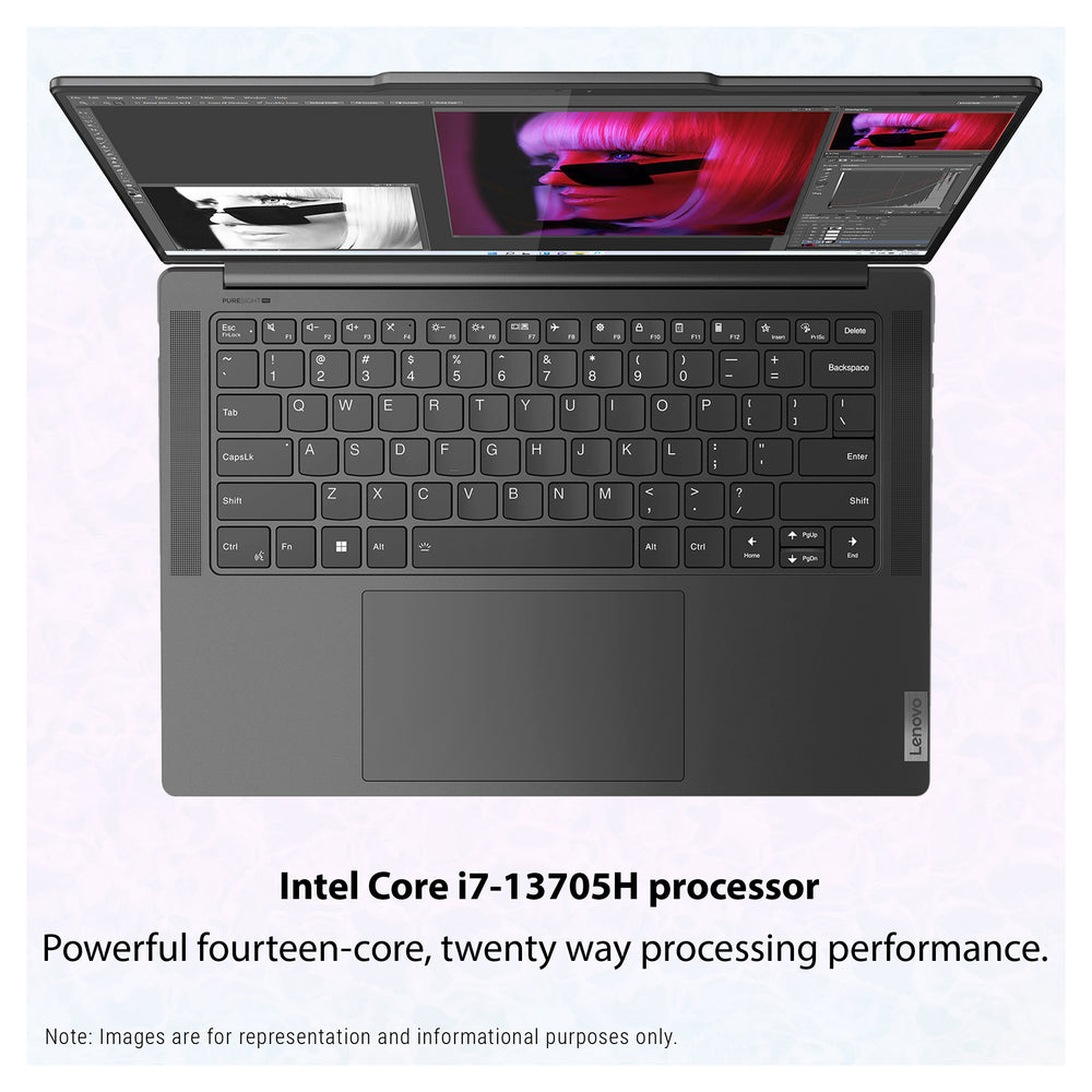 Lenovo Slim Pro 9i Laptop, i7-13705H, 14.5" 3K Touch, RTX4050, W11Home