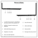 Lenovo ThinkPad P14s Gen 5 Mobile Workstation, Ryzen 7 PRO 8840HS, 14″ 2.8K (2880x1800), W11Pro (Used-Good)