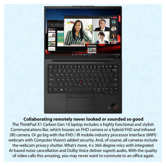 Lenovo ThinkPad X1 Carbon Gen 11, i7-1365U, 14" WUXGA, Fingerprint Reader, W11Pro (Used-Like New)