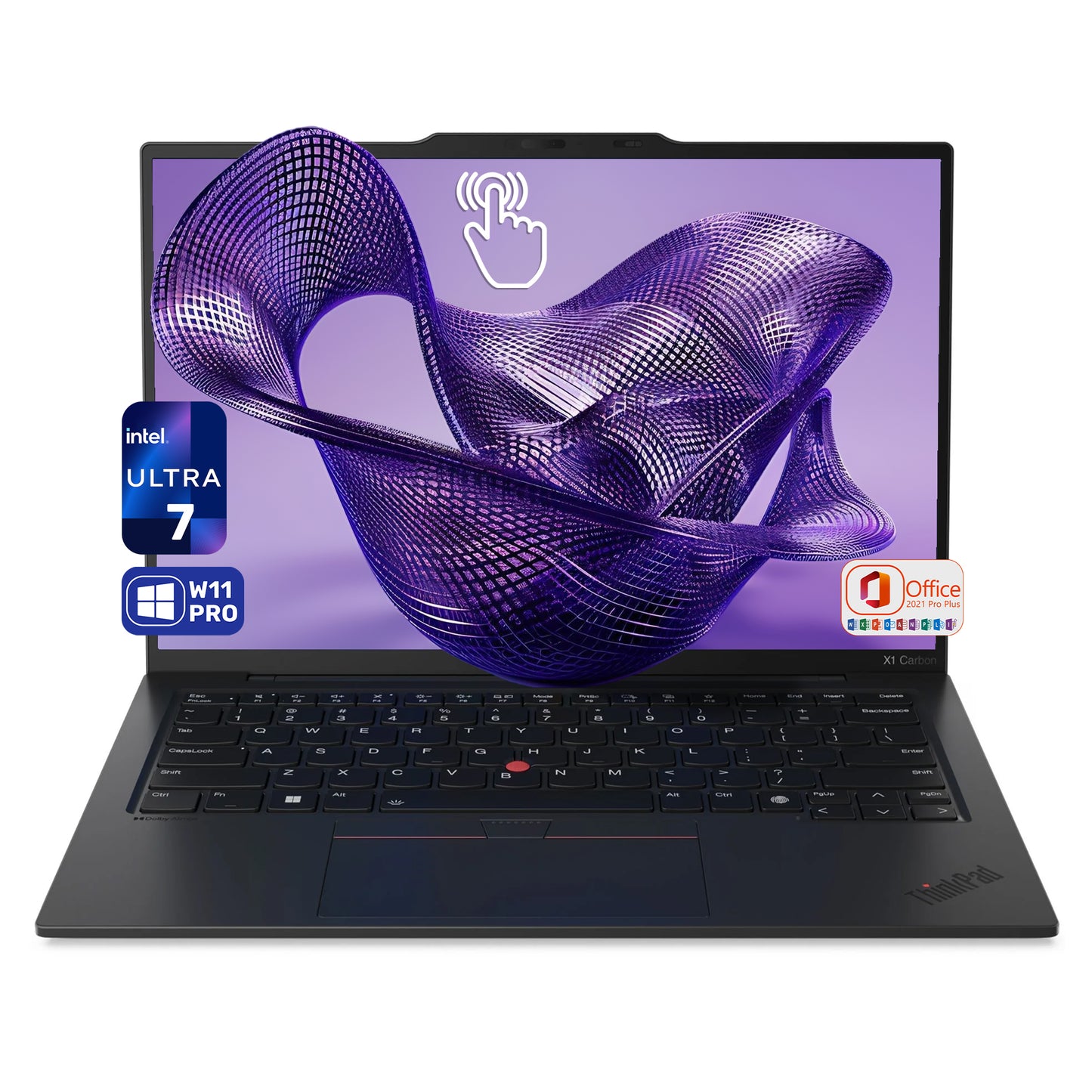 Lenovo ThinkPad X1 Carbon Gen12 Laptop, Ultra 7 165U, 14" WUXGA Touch (1920x1200), W11 Pro