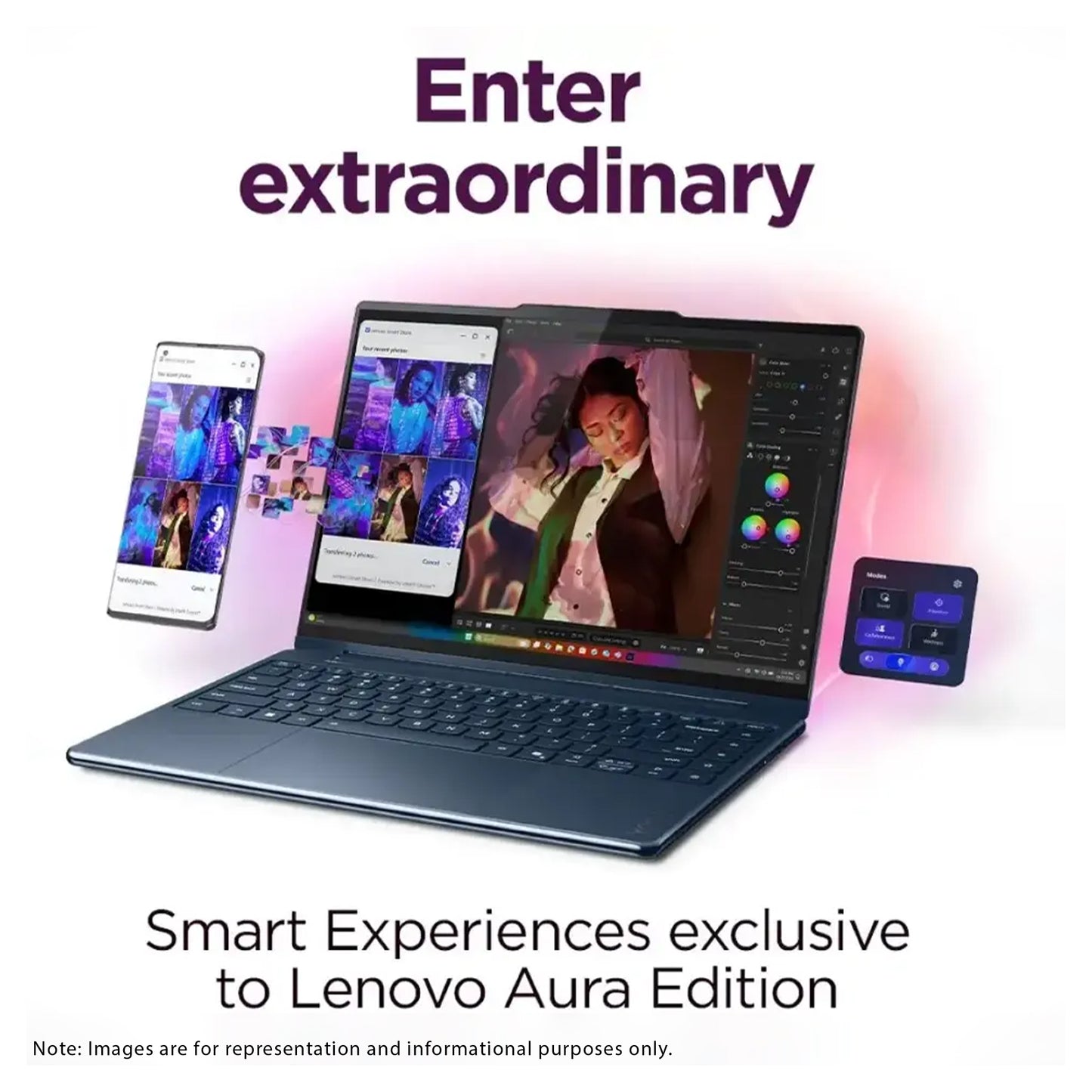 Lenovo Yoga 9i 2-in-1 Copilot+ Laptop, Ultra 7-258V, 14" 3K (2880x1800) OLED Touchscreen