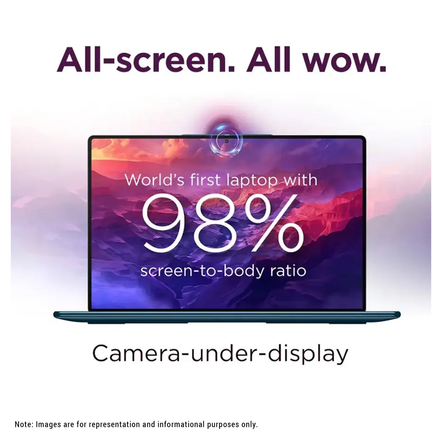Lenovo Yoga Slim 9i Copilot+ Laptop, Ultra 7-258V, 14" 4K (3840x2400) 120Hz OLED Touchscreen
