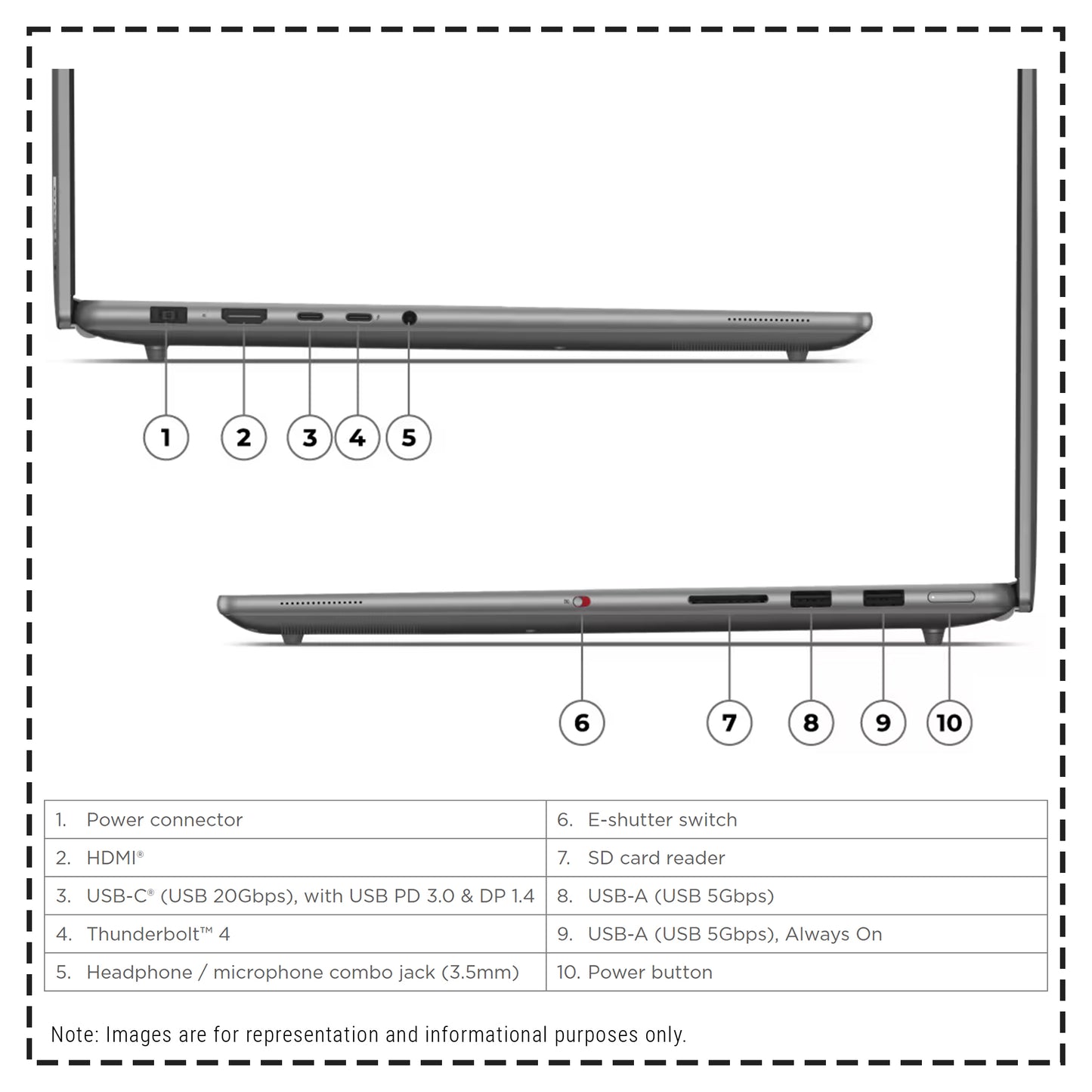 Lenovo Yoga Pro 9i Laptop, Ultra 9-185H, 16" 3.2K, Touchscreen (Used-Good)