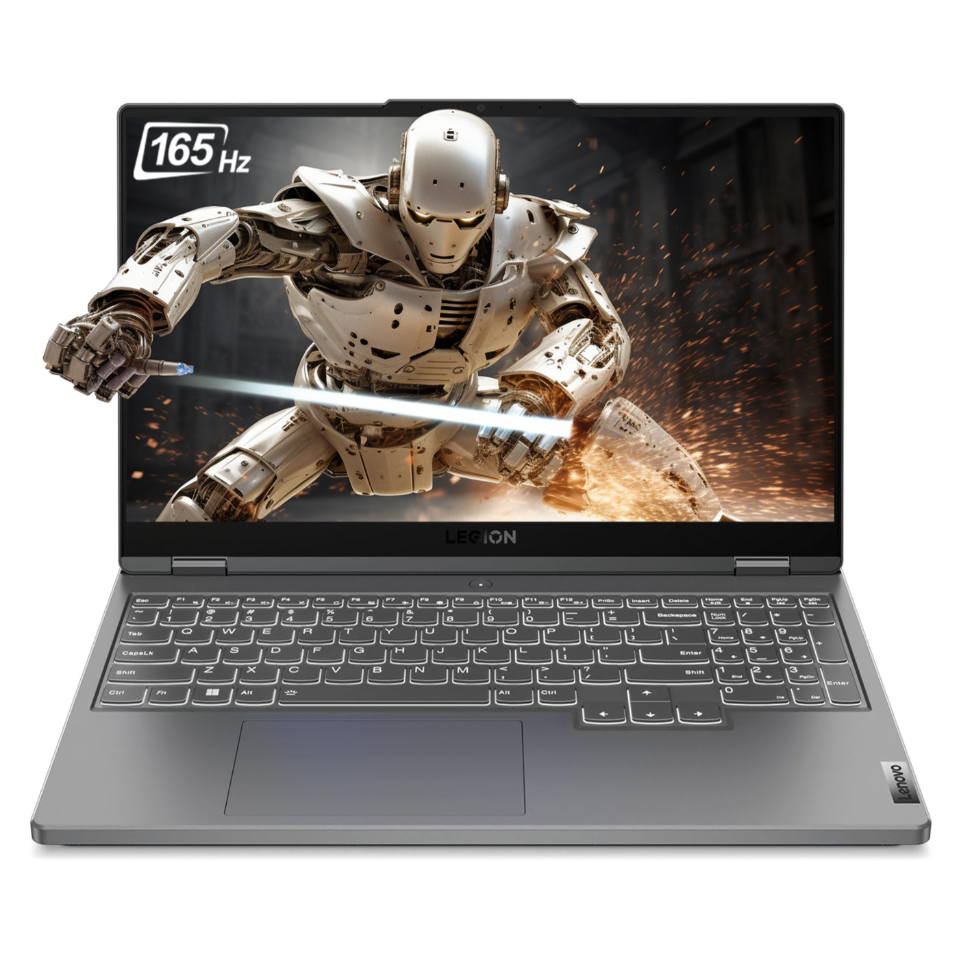 Lenovo Legion 5 Gaming Laptop, 15.6" WQHD Display, AMD Ryzen 7 7735HS, NVIDIA GeForce RTX 4060, Backlit Keyboard, Windows 11 Home, Storm Grey