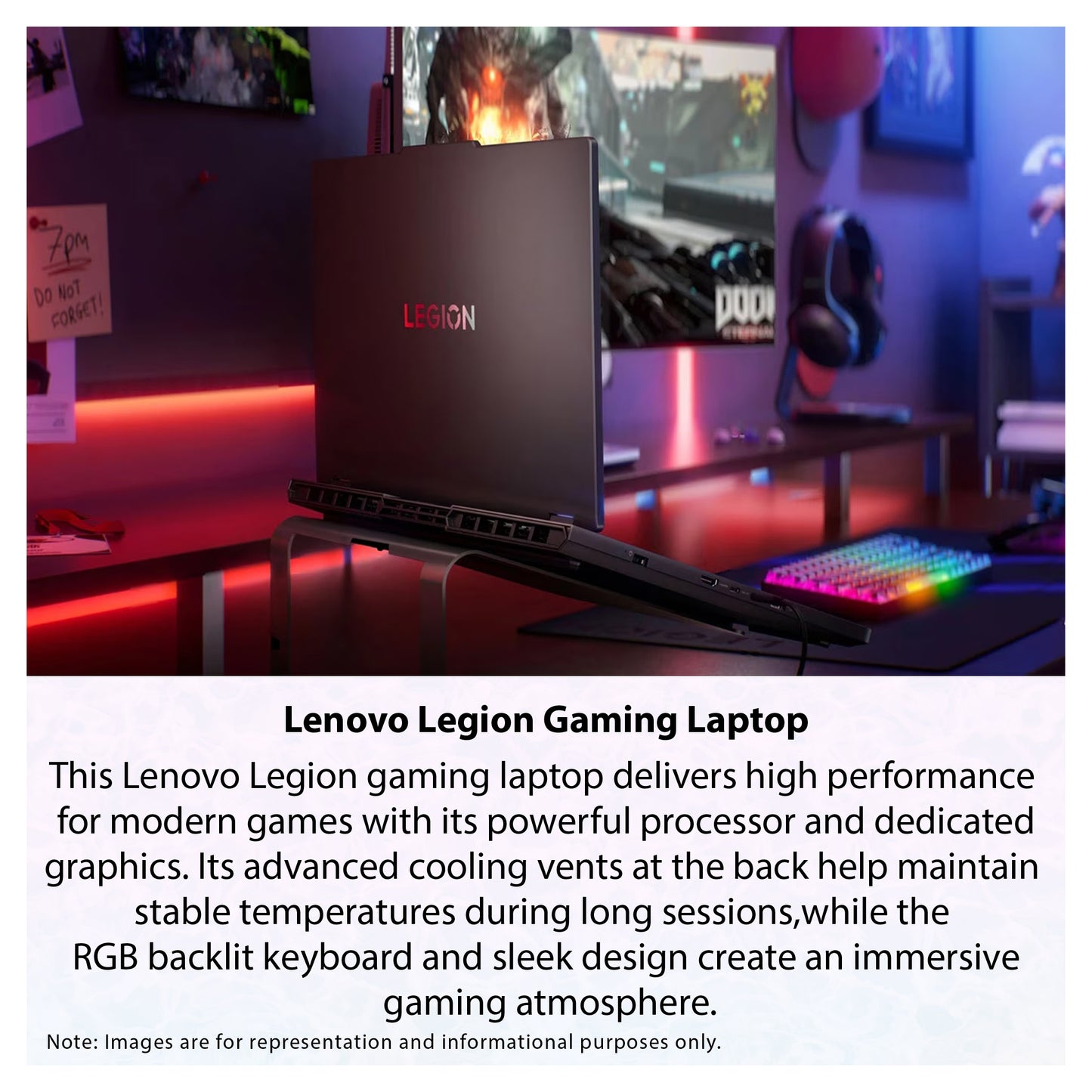 Lenovo Legion Pro 5 Gaming Laptop, Ryzen 9-8945HX,16" WQXGA (2560x1600) 240Hz, RTX 5060