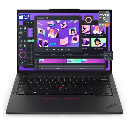 Lenovo ThinkPad P14s Gen 6 Mobile Workstation, Ryzen AI 9 HX PRO-370, 14" WUXGA (1920x1200), W11 Pro