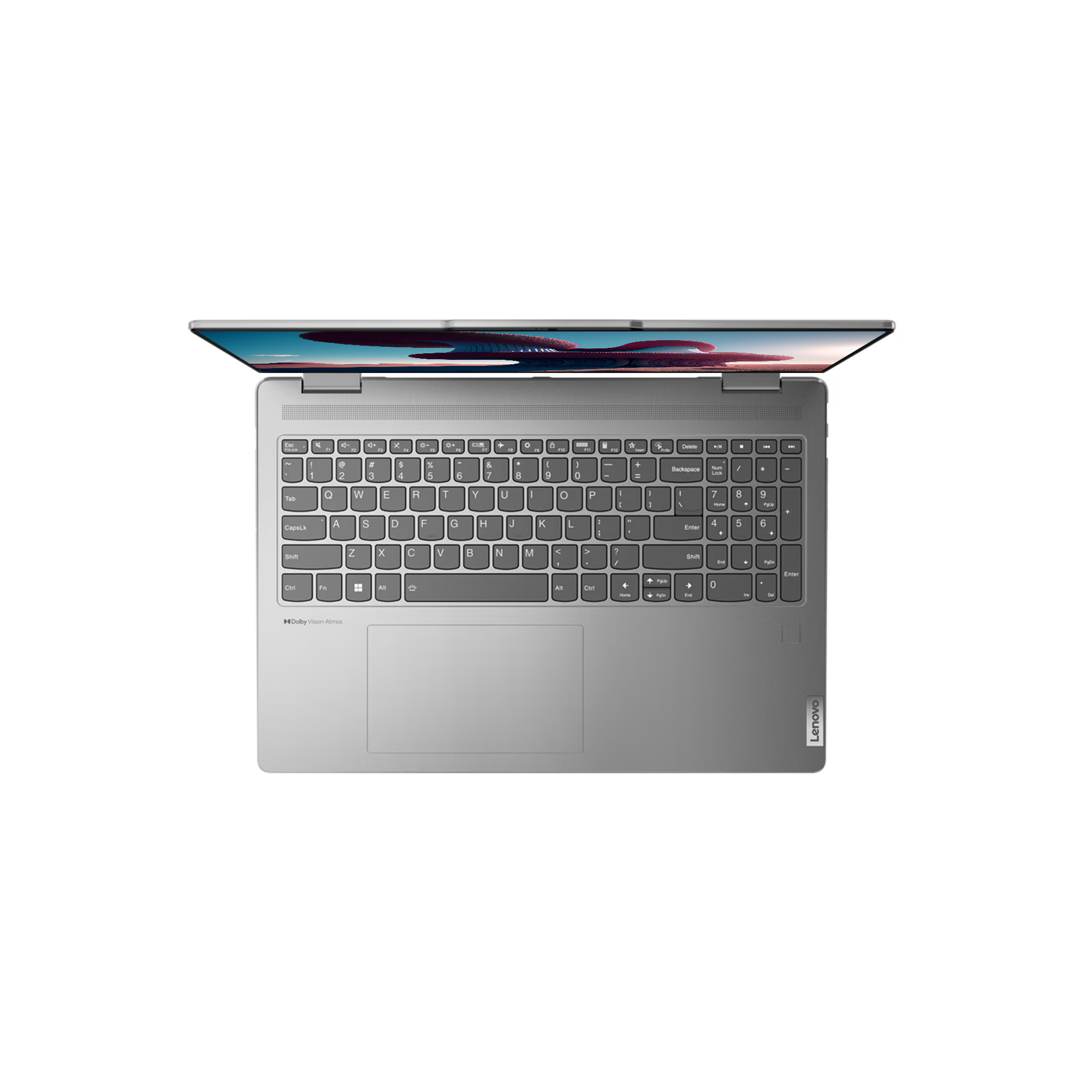 Lenovo Yoga 7 Laptop, 16" WUXGA Display, AMD Ryzen 7 7735U, AMD Radeon, Storm Grey, Windows 11 Pro