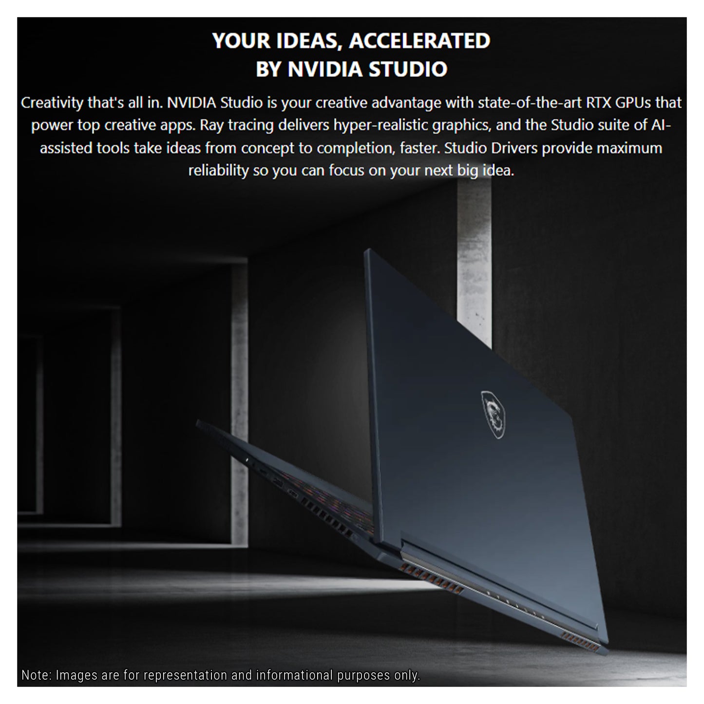 MSI Stealth 16 AI Gaming Laptop, Ultra 9-185H,16" QHD+ (2560x1600) 240Hz RTX 4070, W11 Pro (Used-Like New)