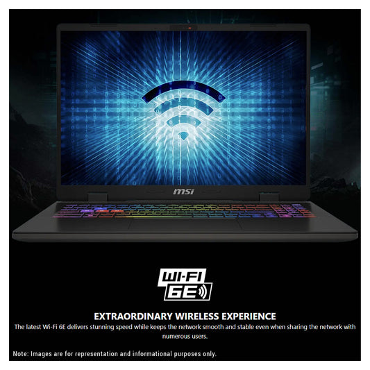 MSI Sword 16 HX Gaming Laptop, i7-13700HX, 16" FHD+ (1920x1200), RTX4070, W11Home