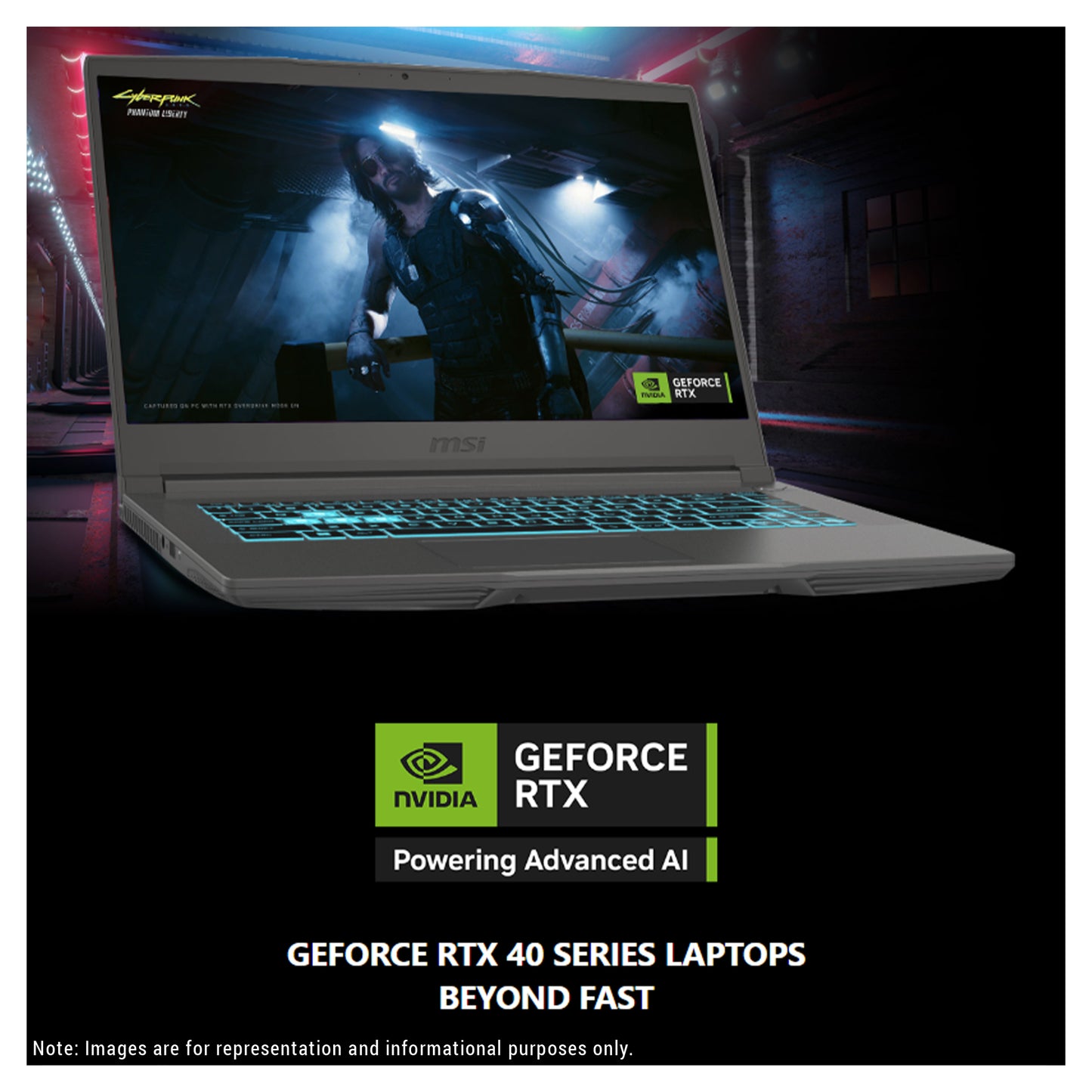 MSI Thin A15 Gaming AI Laptop, Ryzen 9 8945HS, 15.6" FHD (1920x1080) 144Hz, RTX4060, W11Pro (Used-Like New)