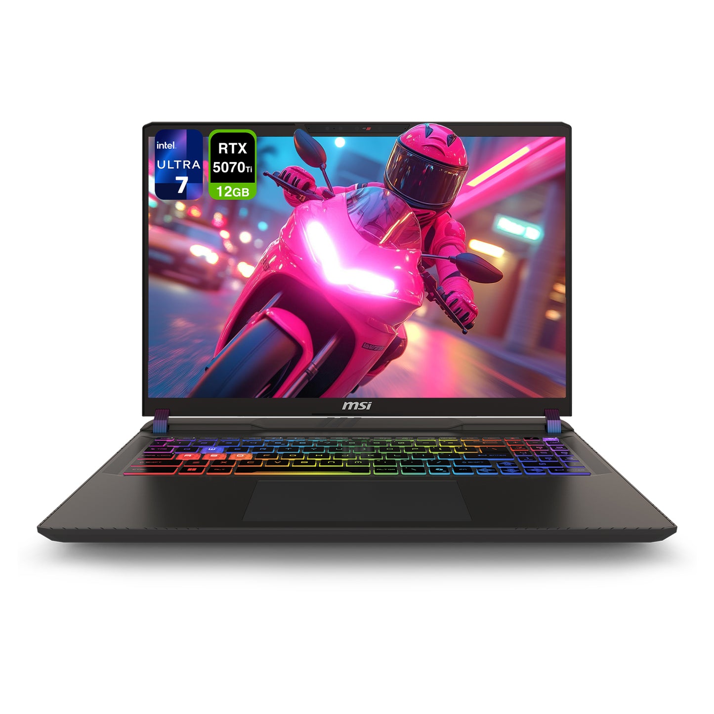 MSI Vector 16 HX AI Gaming Laptop, Ultra 7-255HX, 16" FHD+ (1920x1200) 144Hz, RTX 5070Ti