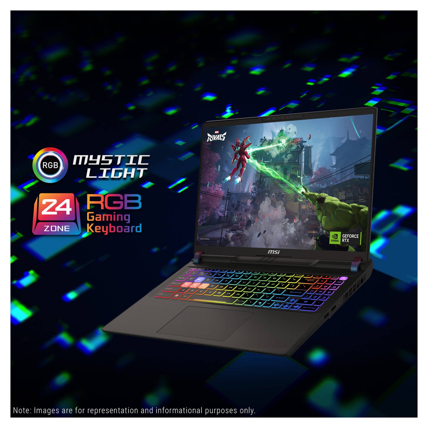 MSI Vector 16 HX AI Gaming Laptop, Ultra 7-255HX, 16" FHD+ (1920x1200) 144Hz, RTX 5070Ti
