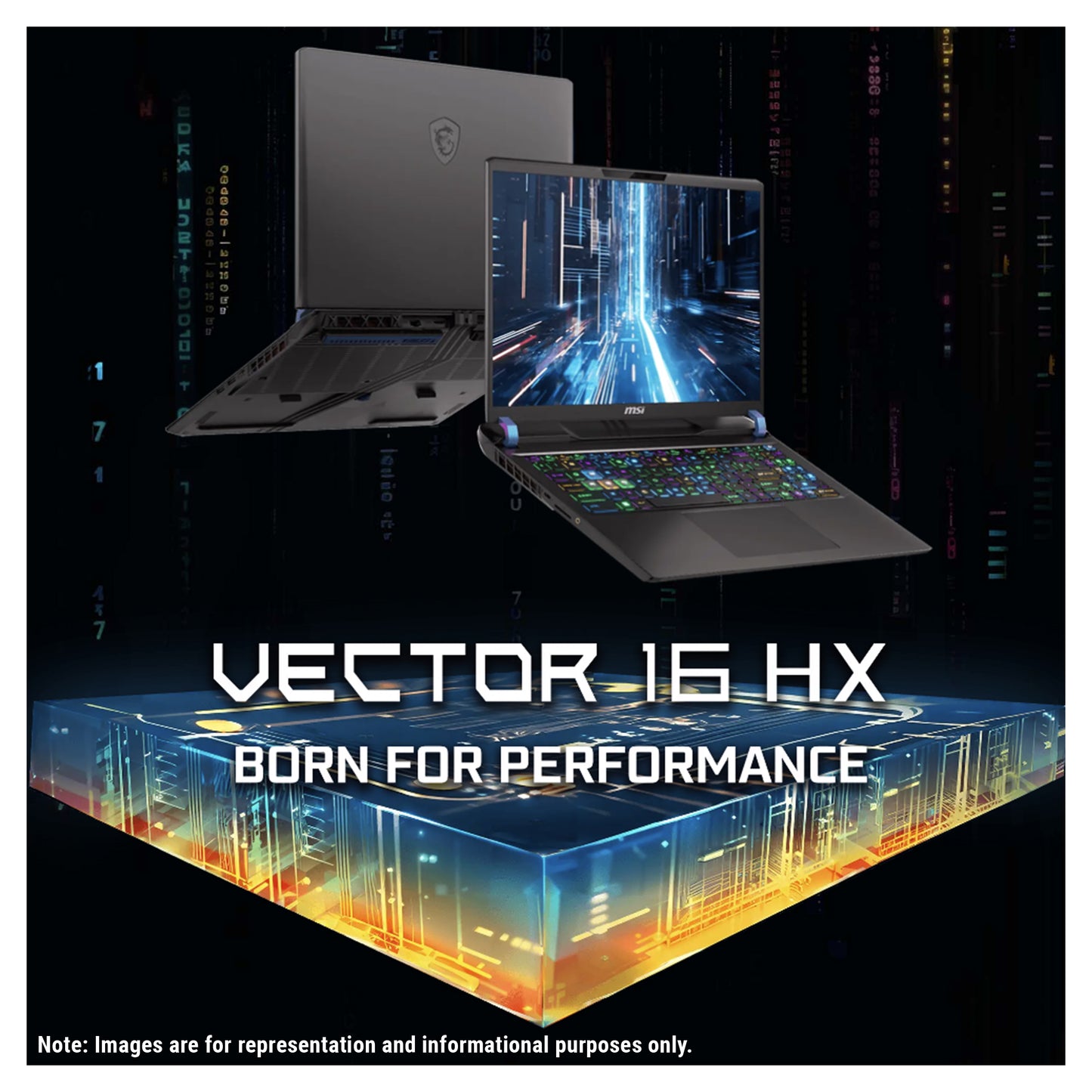 MSI 16" Vector 16 HX Gaming Laptop, i9-14900HX, 16" QHD+ (2560x1600), RTX4090, W11Pro