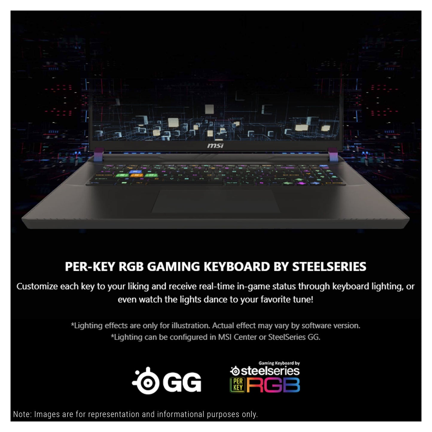 MSI Vector 17 HX Gaming Laptop, i9-14900HX, 17" QHD+ (2560x1600) 240Hz, RTX 4080 (Used-Like New)