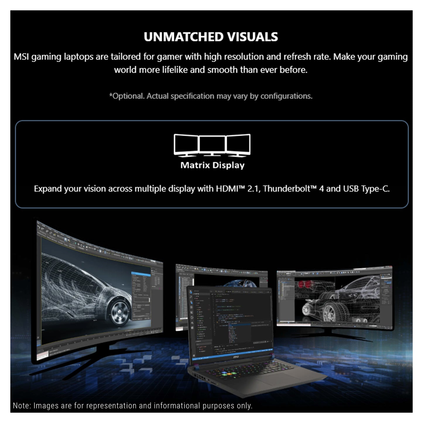 MSI Vector 17 HX Gaming Laptop, i9-14900HX, 17" QHD+ (2560x1600) 240Hz, RTX 4080 (Used-Like New)