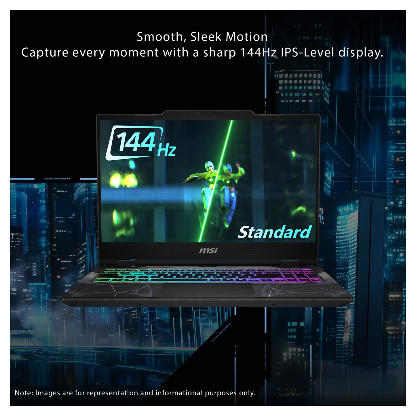 MSI Cyborg 17 Gaming Laptop, 7-240H, 17.3" FHD (1920x1080) 144Hz, RTX 5060