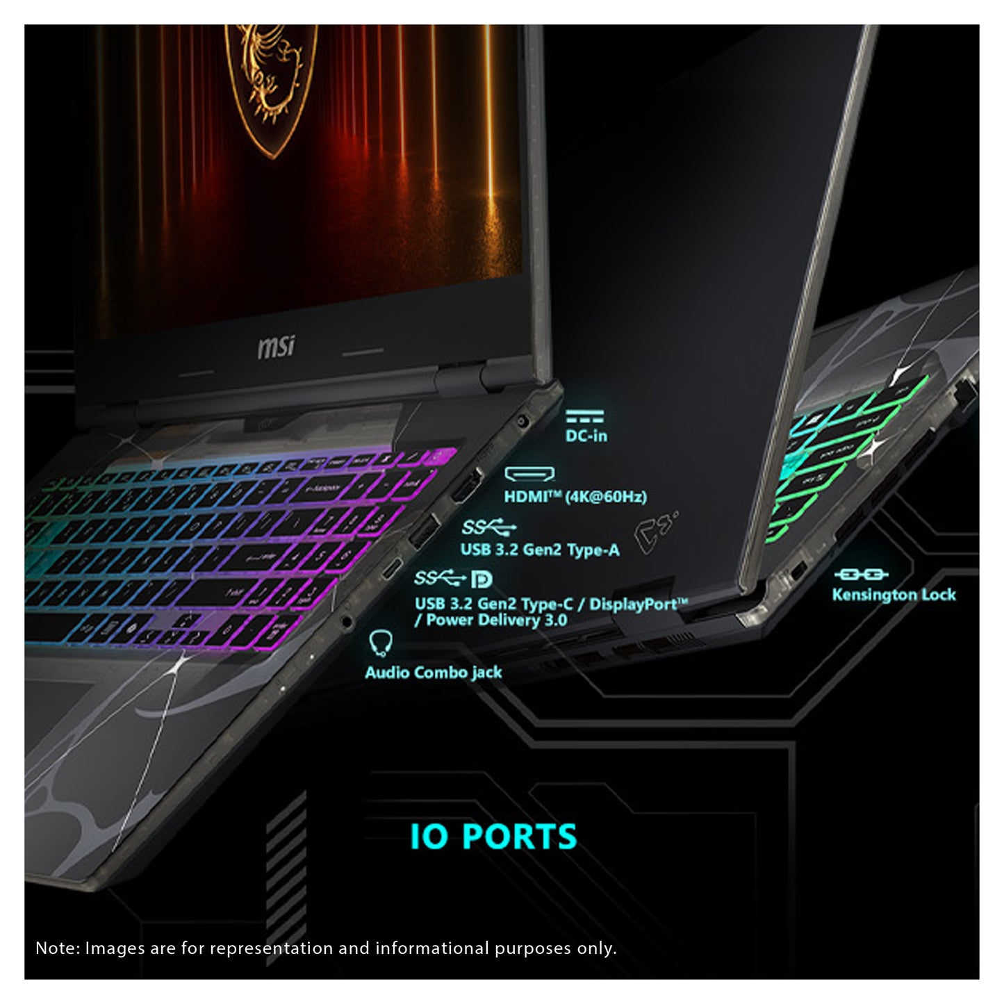 MSI Cyborg 17 Gaming Laptop, 7-240H, 17.3" FHD (1920x1080) 144Hz, RTX 5060