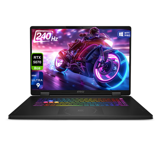 MSI Crosshair 18 HX AI Gaming Laptop, Ultra 9-275HX, 18" QHD+ (2560x1600) 240Hz RTX 5070