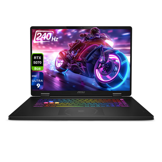 MSI Crosshair 18 HX AI Gaming Laptop, Ultra 9-275HX, 18" QHD+ (2560x1600) 240Hz RTX 5070
