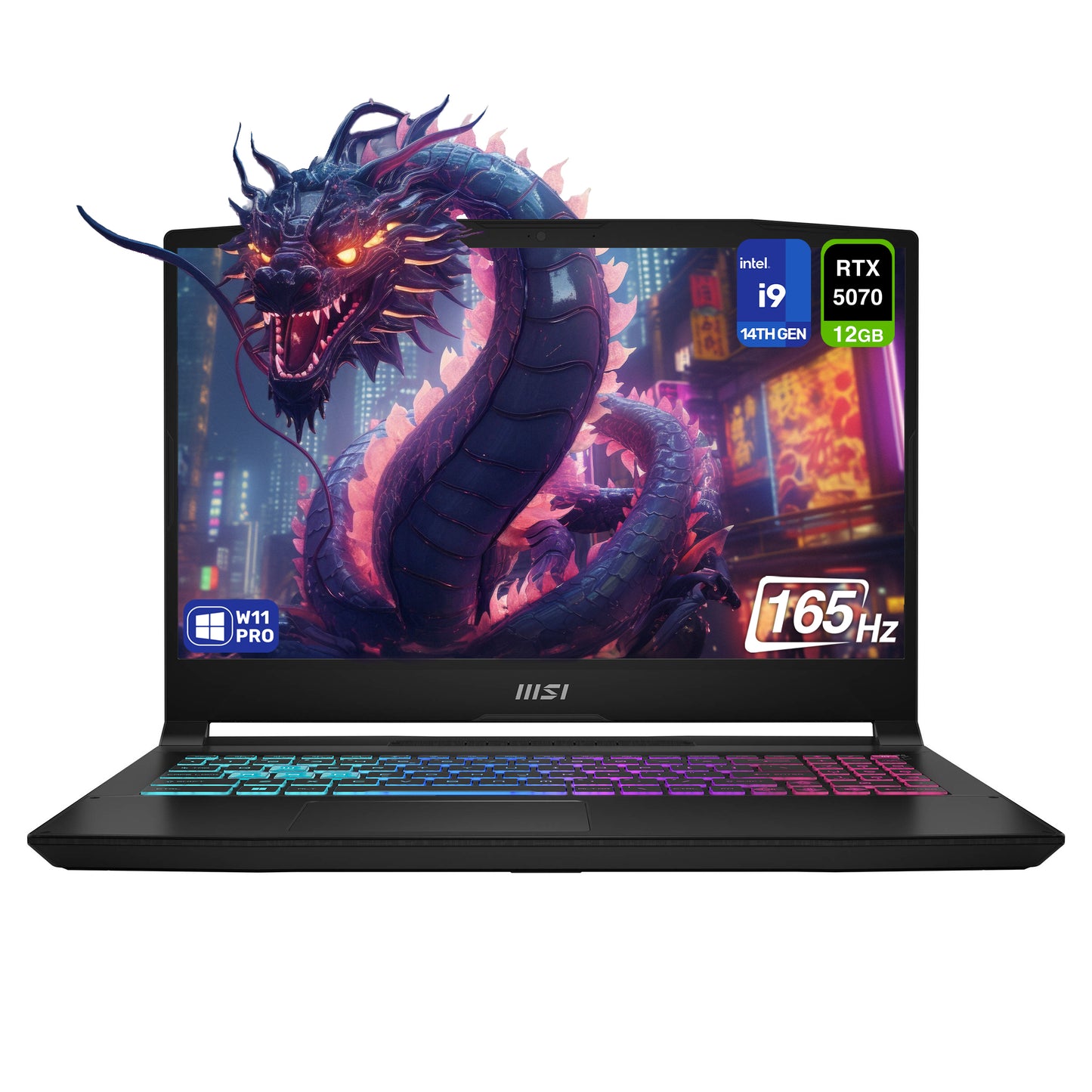 MSI Katana 15 HX Gaming Laptop, Intel i9-14900HX,  15.6" QHD+ (2560x1440) 165Hz RTX 5070