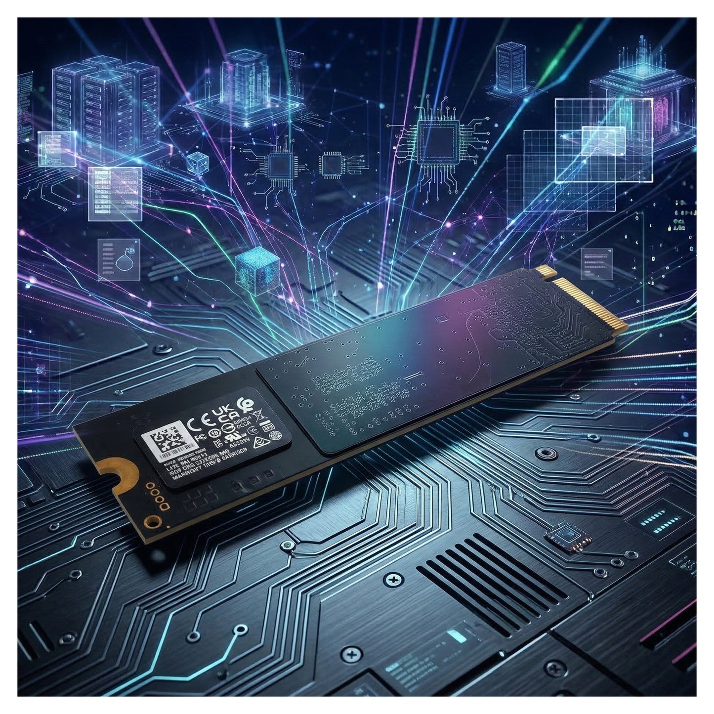 Micron 2500 1TB m.2 NVMe Gen 4x4 3.3V 2.5A 2280 Solid State SSD, MTFDKBA1T0QGN-1BN1AABGA