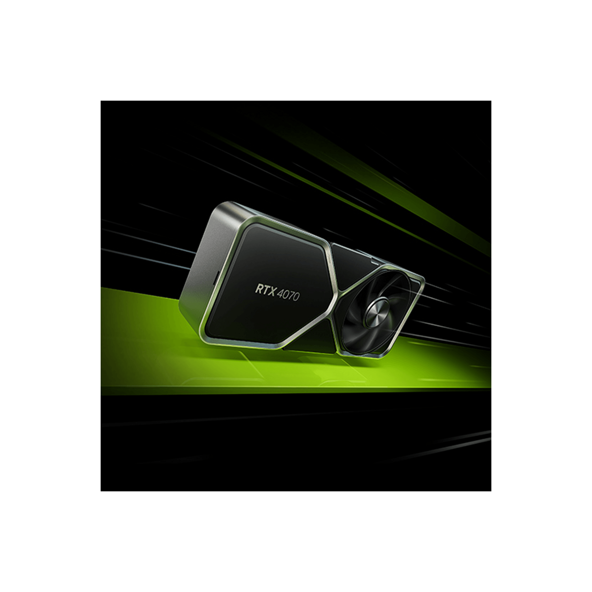 NVIDIA  GeForce RTX 4070 12GB GDDR6X Graphics Card - Titanium and black