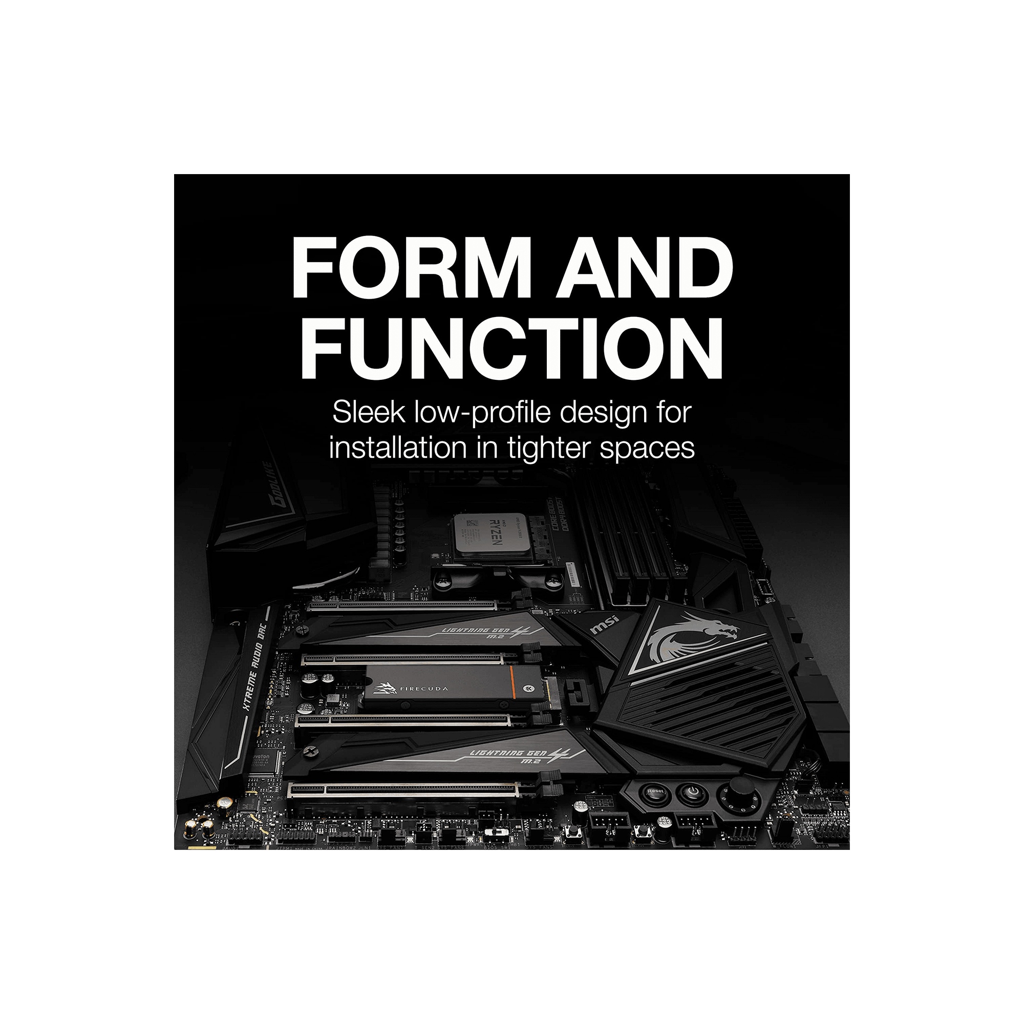 Seagate FireCuda 530 500GB Solid State Drive - M.2 PCIe Gen4 ×4 NVMe 1.4