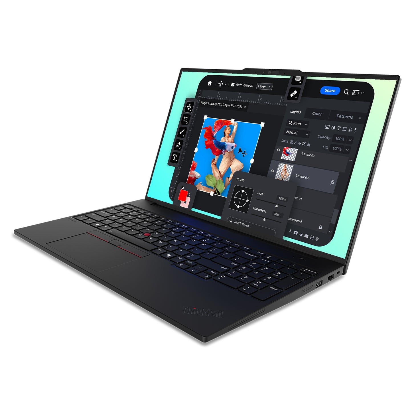 Lenovo ThinkPad P16s Gen 3 Mobile Workstation, Ultra 7-165H, 16" WUXGA (1920x1200), RTX 500, W11 Pro (Used-Acceptable)