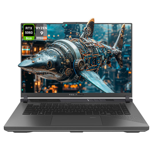 ASUS ROG Strix G16 Gaming Laptop, Ryzen 9-9955HX, 16" WUXGA (1920x1200) 165Hz RTX 5060